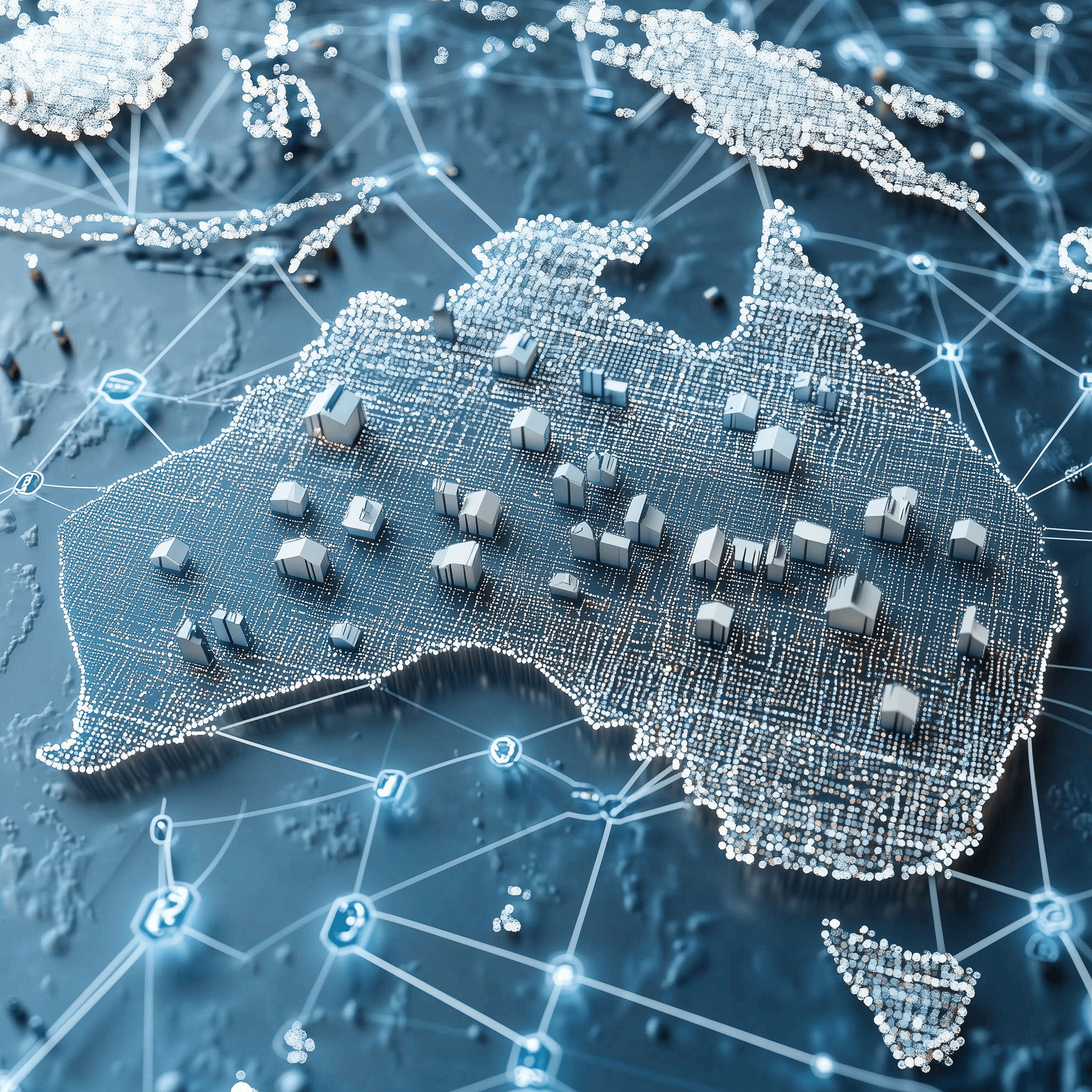Australia digital network map smart cities technology visualisation